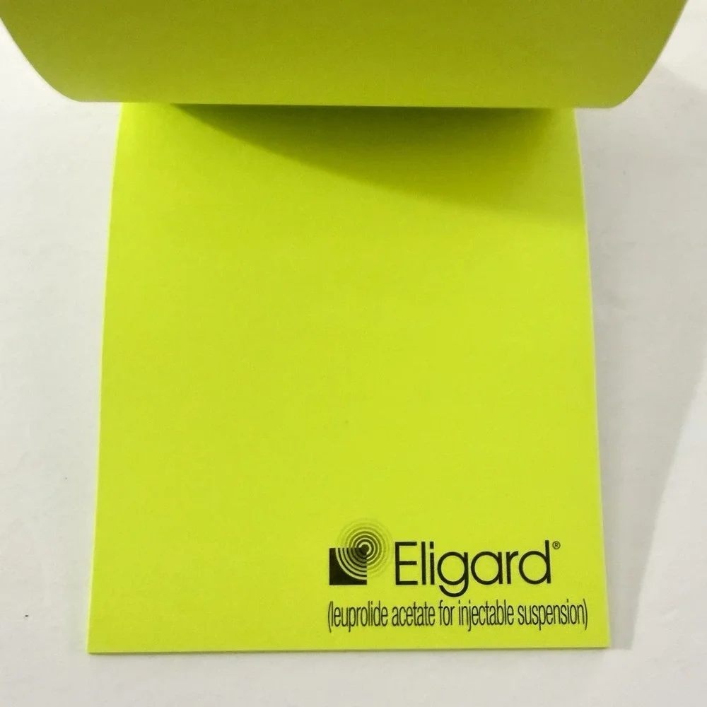 Vintage Eligard Pharmaceutical Drug Rep Post-it Notes Promo Advertising Pad